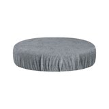 Froteinen jakkaran päällinen kuminauhalla – harmaa, istuin 30–35 cm